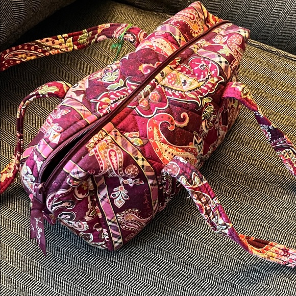 Vera Bradley Women's Burgundy  Travel Bag - Picture 9 of 13